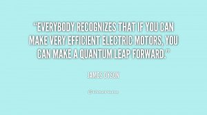Everybody recognizes that if you can make very efficient electric ...
