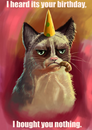 Grumpy cat wishes by Dkundzinsh