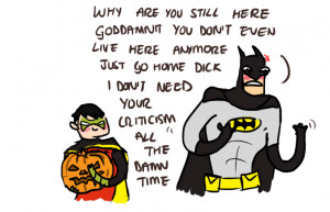 batman robin dick grayson bruce wayne Nightwing Damian Wayne comicart ...
