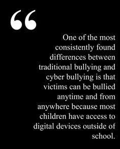 and the victims never have a safe haven. Argument: As this quote ...