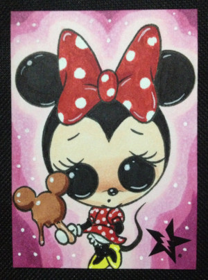 Sugar Fueled Minnie Mouse Mickey Premium Bar Ice Cream lowbrow pop ...