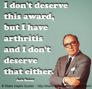 ... Jack Benny | Share Inspire Quotes - Inspiring Quotes | Love Quotes