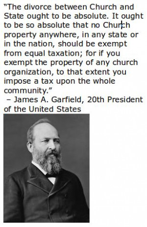 James A. Garfield quote