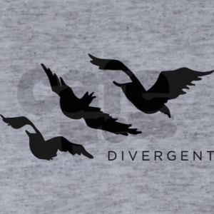Divergent Tris Birds Tattoo T-Shirt on CafePress.com