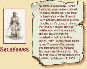 Image of Sacagawea by Michael Haynes