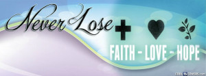 Faith Love Hope Facebook Cover
