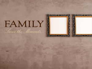 Family savor the moments - Vinyl Quote Me Wall Art Decal #vqmc.0279