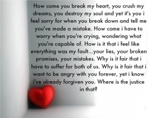 broken heart poems