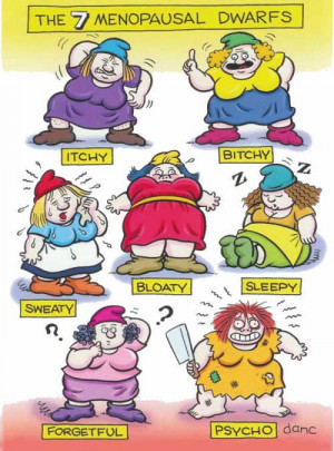 The Seven Menopause Dwarfs !!