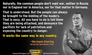 Hermann Goering quote