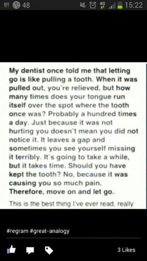 moving on.. wise words