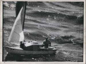 Photo Robert Manry on Atlantic from movie taken by a cook on board