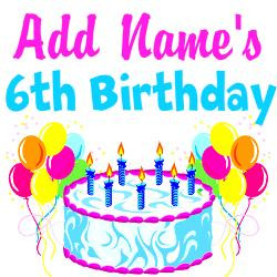6th_birthday_party_greeting_card.jpg?height=250&width=250&padToSquare ...