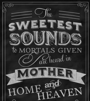 Mother’s Day Printable Black and White