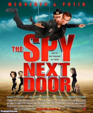 Funny Medvedev and Putin Spy Movie