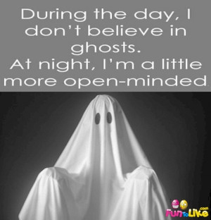 afraid of ghosts