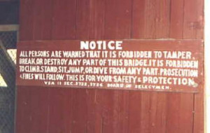 how protective covered bridge owners are about the historical ...