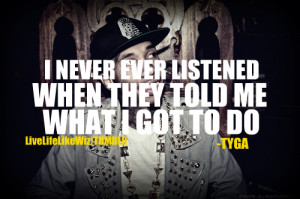Tyga Love Quotes Tumblr Tagged Quote Wallpaper