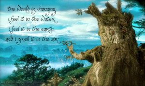 Treebeard to Celeborn and Galadriel, The Return of the King, Book VI ...