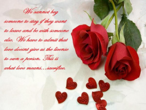 Love And Sacrifice Quotes