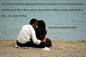 Picture quotes if you keep smiling