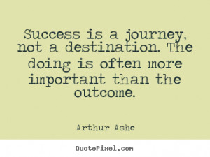 Quotes about success - Success is a journey, not a destination. the ...