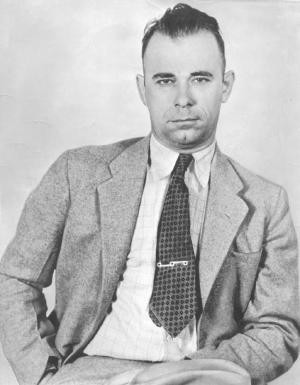 John Dillinger: Bank robber. Robbed banks in Indiana and Ohio. Escaped ...