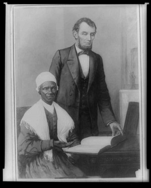 Sojourner Truth and President Lincoln in the White House, October 29 ...