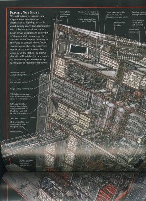 star wars locations book of the death star interior sorry the book is ...