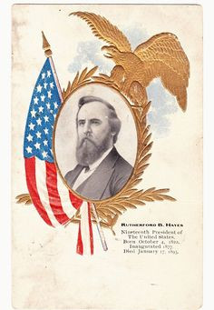 1900 United States President Lithograph Postcard - Rutherford B. Hayes ...