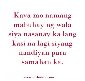 Mga quotes na patama tagalog love quotes