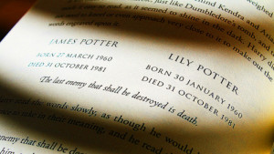 Our favorite boy wizard even quotes Paul. The inscription on James and ...