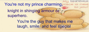 You're not my prince charming Profile Facebook Covers