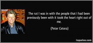 Peter Cetera Quote
