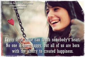 Quotes On Smile And Attitude Every little smile can touch