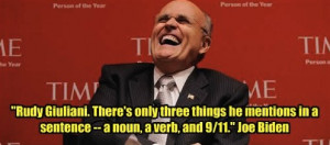 the country was celebrating 9 11 to quote rudy giuliani