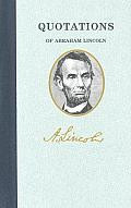 Quotations of Abraham Lincoln (Quote/Unquote) Cover