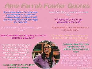 Amy Farrah Fowler Quotes – The Big Bang Theory