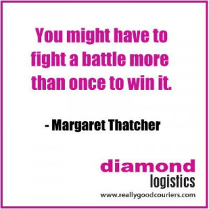 Another great quote from a great lady!