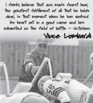 Vince lombardi, quotes, sayings, man, victory, work hard