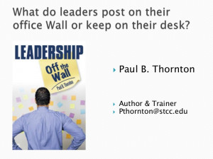 ... Quotes You Should Stick On Your Wall: Leadership – Off the Wall