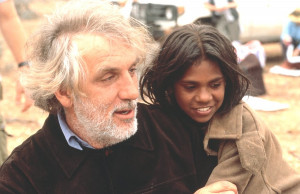 Director Phillip Noyce and Everlyn Sampi on the set of Miramax’s ...
