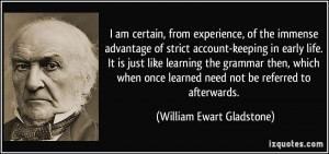 , of the immense advantage of strict account-keeping in early ...