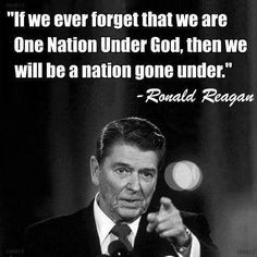 ... then we will be a nation gone under.
