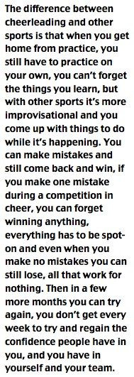 Work hard at practice because practice makes perfect and we strive for ...