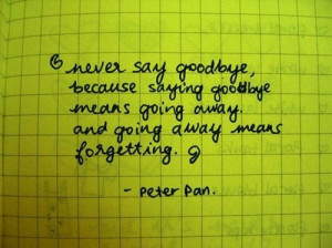 Peter Pan Disney Quote