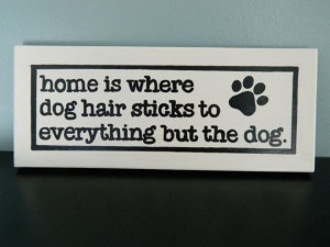 Dog Lovers' Quote~ Handpainted Wooden Plaque by theurbanupcyclers