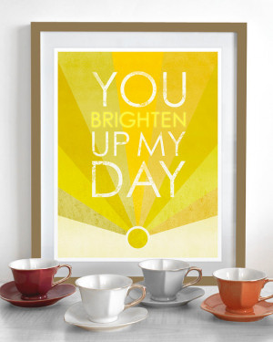 Brighten Up My Day Digital Art Print by Joy Goldstein. Sun ...