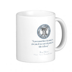 Barry Goldwater Quote (Big Government) Mugs