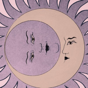 moon sun Spiritual sun and moon crescent sun & moon